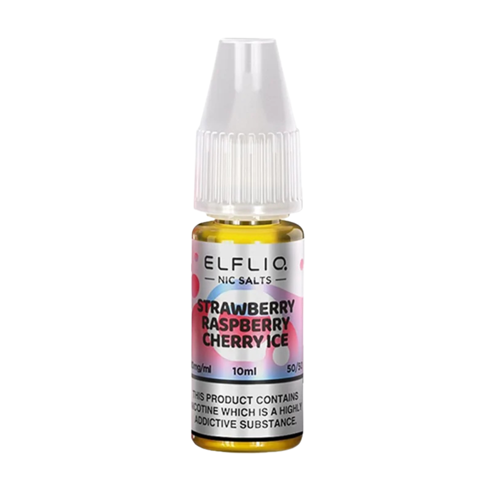 ELFLIQ Nic Salt E-Liquid by Elf Bar - Strawberry Raspberry Cherry Ice