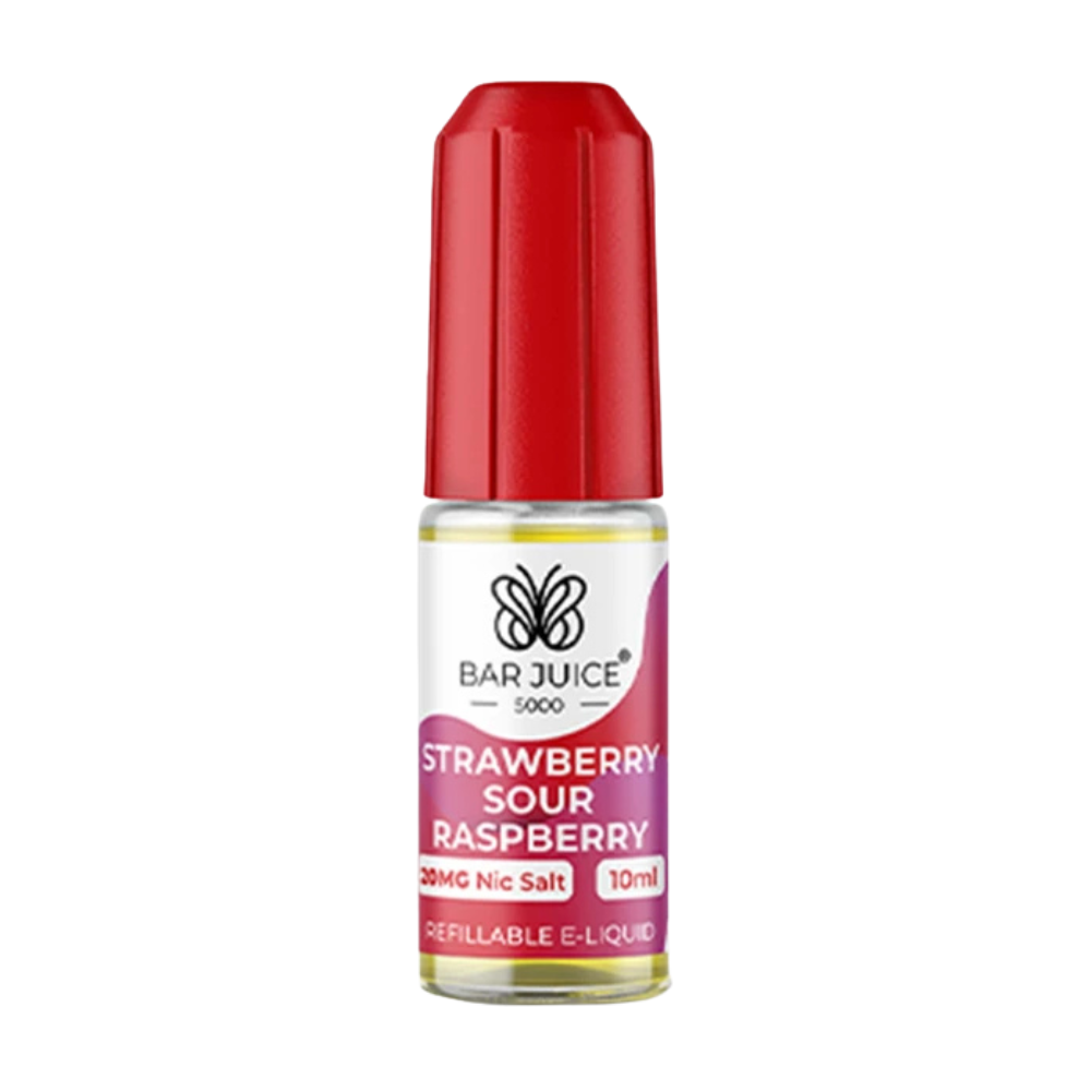 Bar Juice 5000 Nic Salt E-Liquid - Strawberry Sour Raspberry