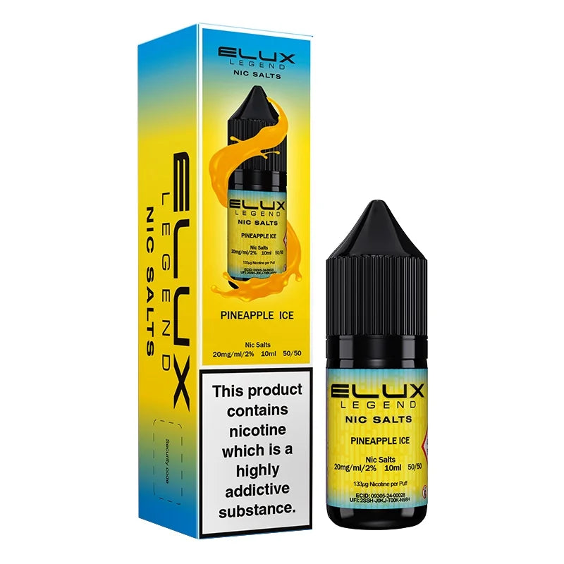 Elux Legend Nic Salt E-Liquid - Pineapple Ice