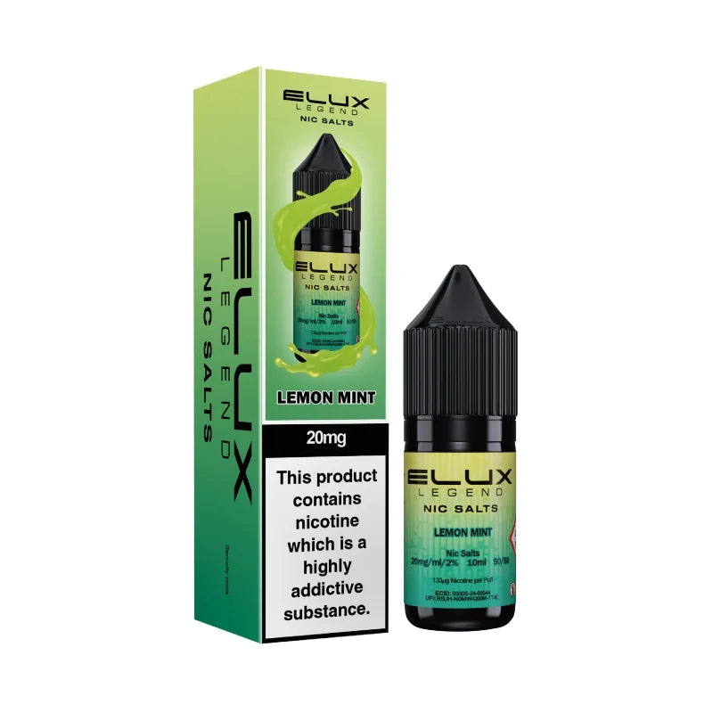 Elux Legend Nic Salt E-Liquid - Lemon Mint