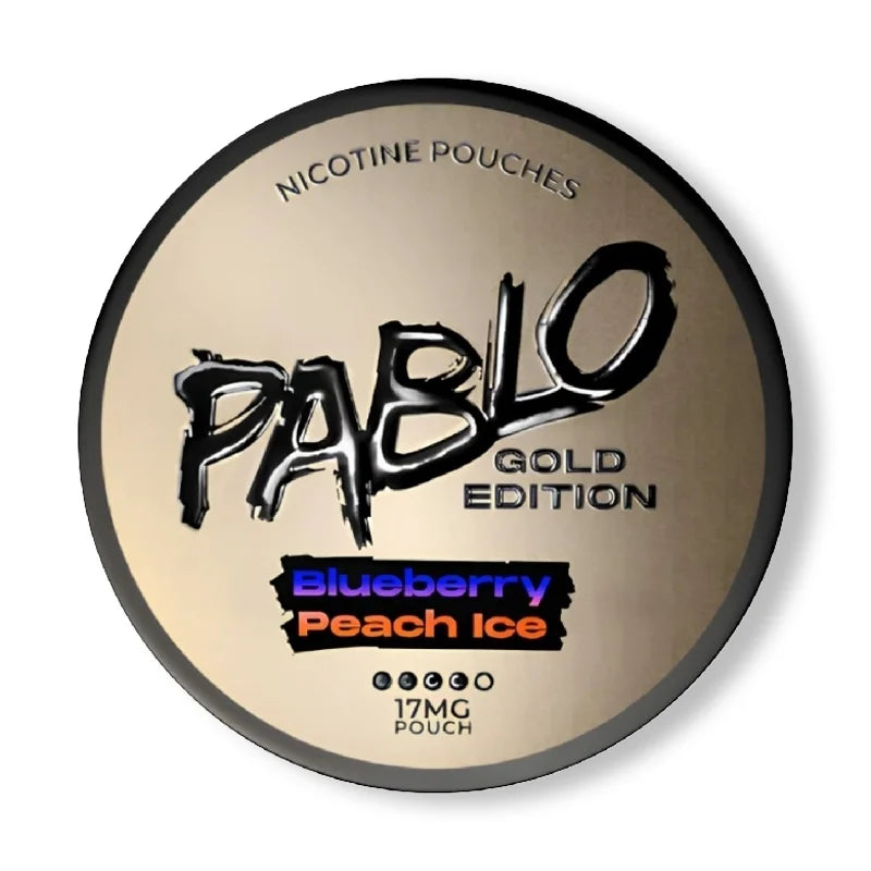 Pablo Gold Edition Nicotine Pouches | Blueberry Peach Ice 17mg