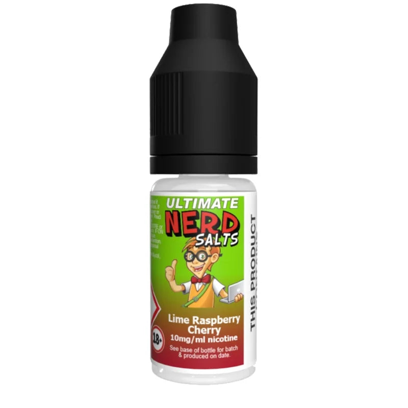 Ultimate Nerd Salts Nic Salt E-Liquid - Lime Raspberry Cherry