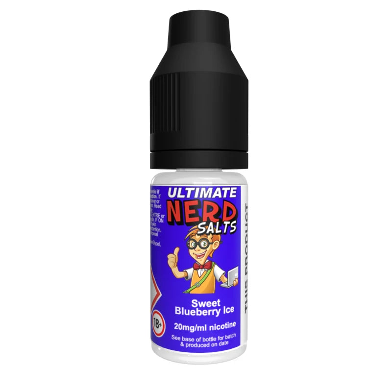 Ultimate Nerd Salts Nic Salt E-Liquid -Sweet Blueberry Ice