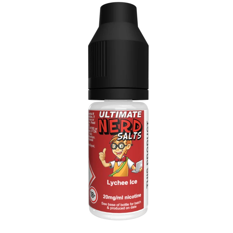 Ultimate Nerd Salts Nic Salt E-Liquid - Lychee Ice