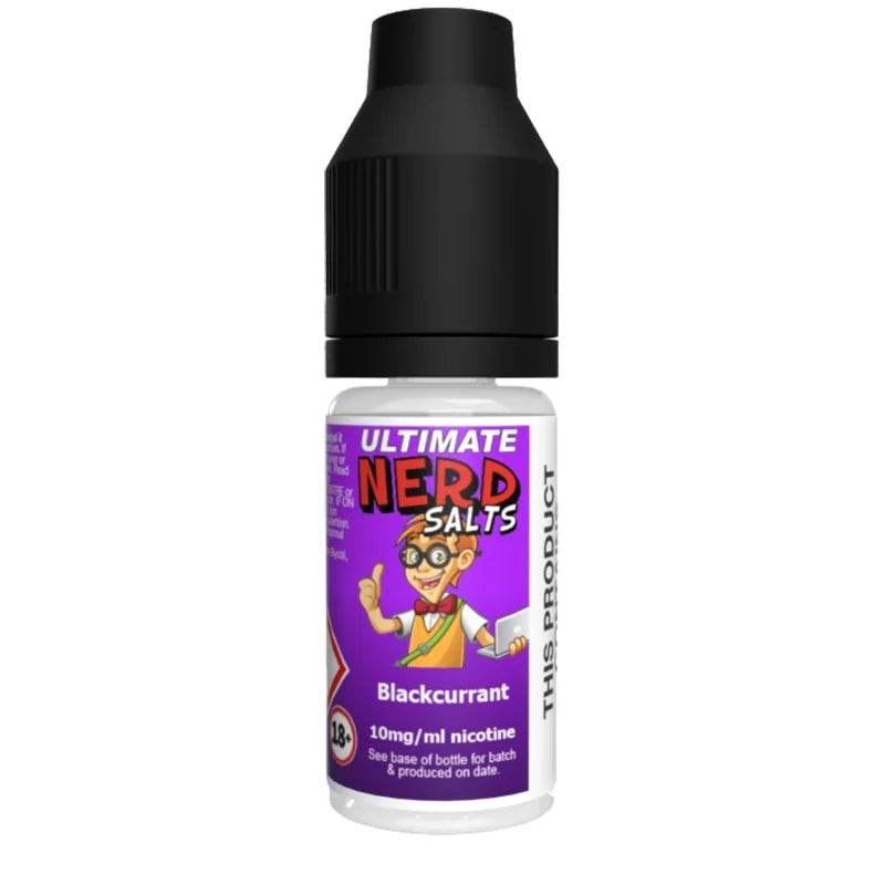 Ultimate Nerd Salts Nic Salt E-Liquid - Blackcurrant