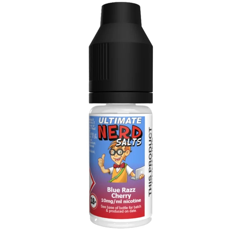 Ultimate Nerd Salts Nic Salt E-Liquid - Blue Razz Cherry