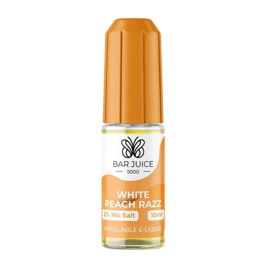 Bar Juice 5000 Nic Salt E-Liquid - White Peach Razz