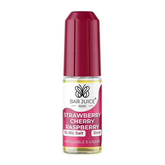 Bar Juice 5000 Nic Salt E-Liquid - Strawberry Cherry Raspberry