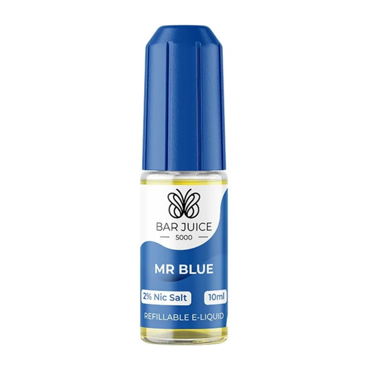Bar Juice 5000 Nic Salt E-Liquid - Mr Blue