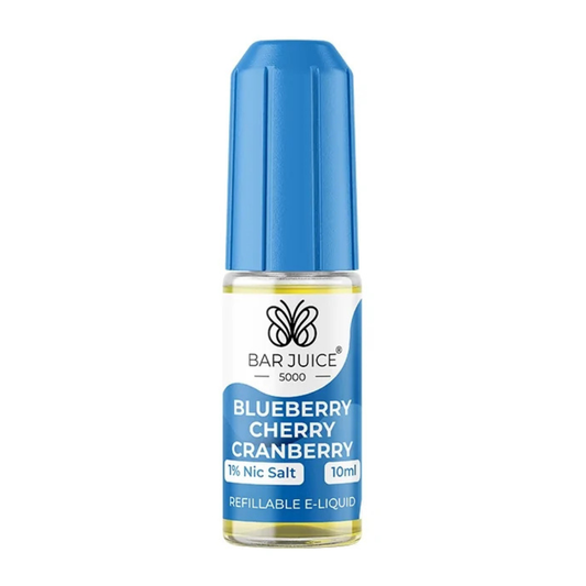 Bar Juice 5000 Nic Salt E-Liquid - Blueberry Cherry Cranberry