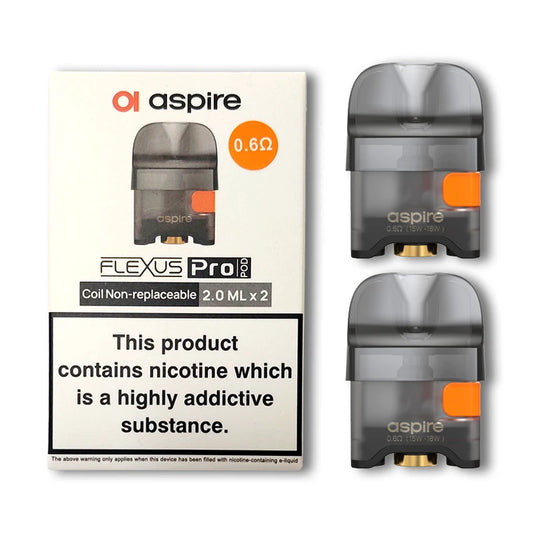 Aspire Flexus Pro Replacement Pods with Coil – Pack of 2