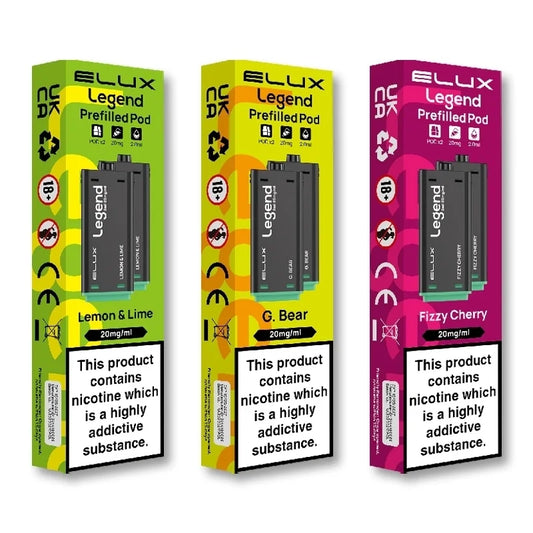 Elux Legend 1500 2 in 1 Prefilled Pods - Pack of 2