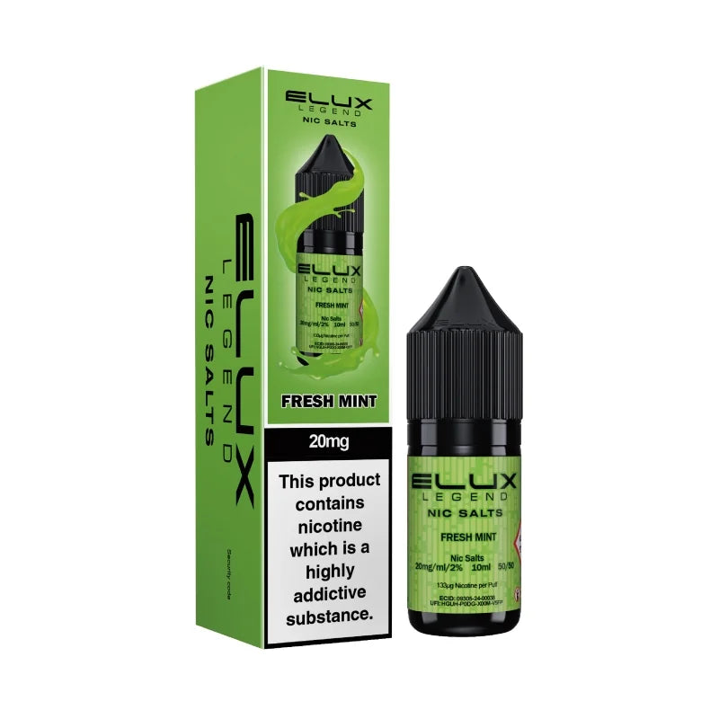 Elux Legend Nic Salt E-Liquid - Fresh Mint