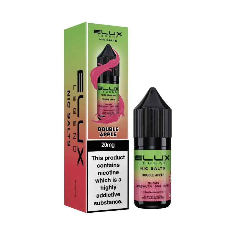 Elux Legend Nic Salt E-Liquid - Double Apple