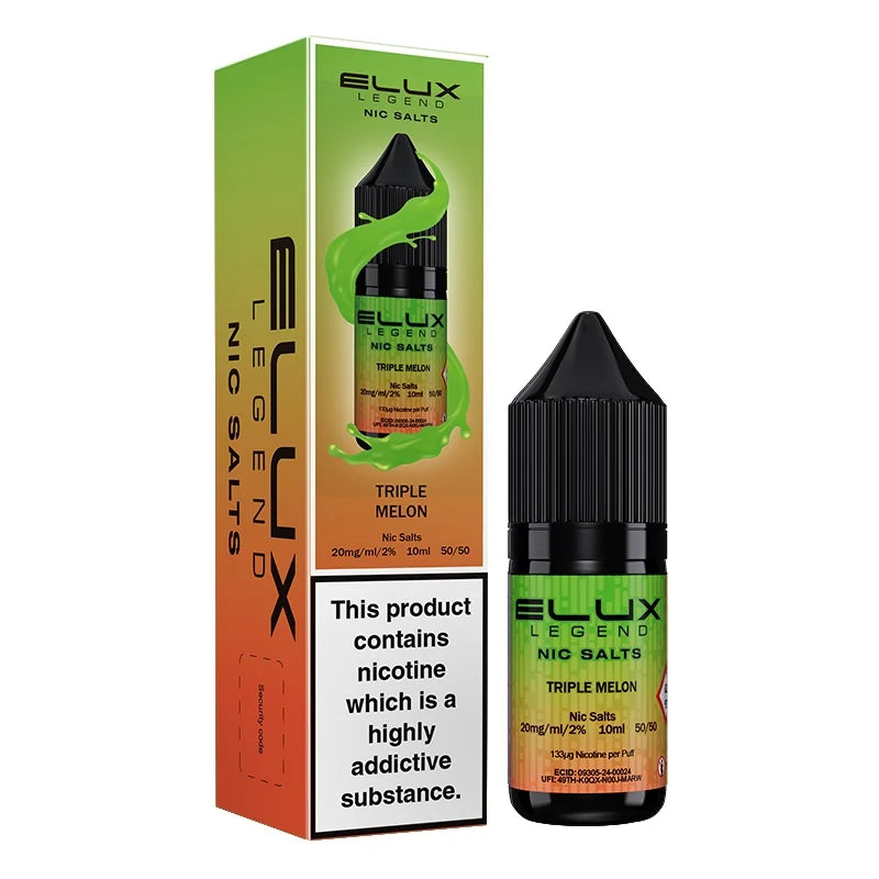 Elux Legend Nic Salt E-Liquid - Triple Melon