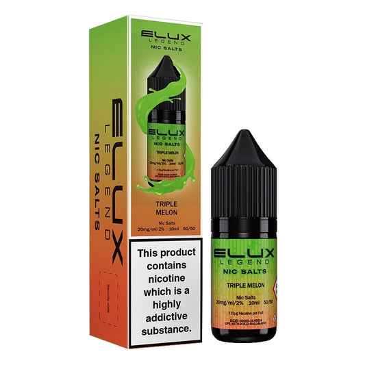 Elux Legend Nic Salt E-Liquid - Triple Melon