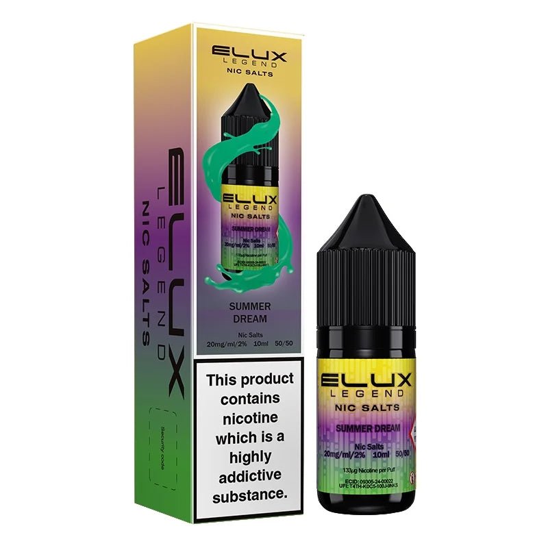 Elux Legend Nic Salt E-Liquid - Summer Dream