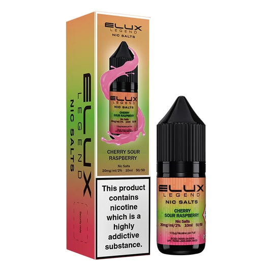Elux Legend Nic Salt E-Liquid - Cherry Sour Raspberry