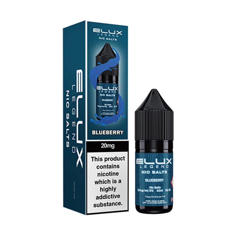 Elux Legend Nic Salt E-Liquid - Blueberry