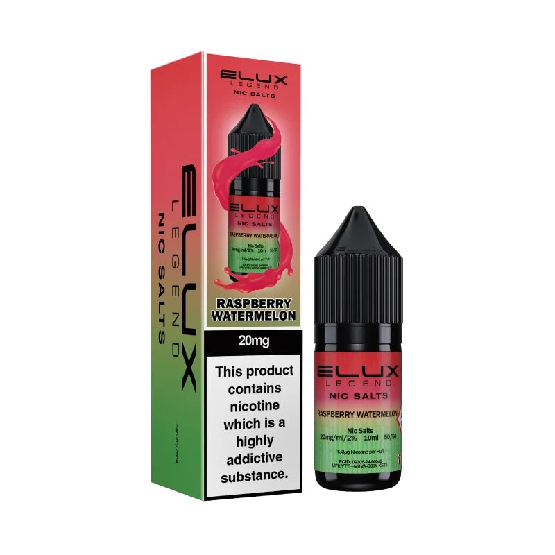 Elux Legend Nic Salt E-Liquid - Raspberry Watermelon