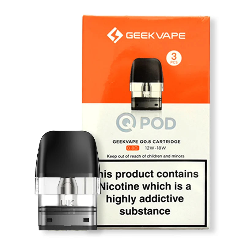 GeekVape Q Replacement Pods – Pack of 3