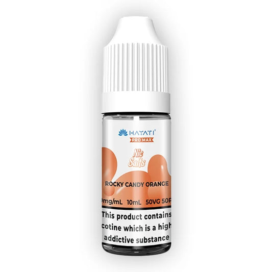 Hayati Pro Max Nic Salt E-Liquid - Rocky Candy Orange