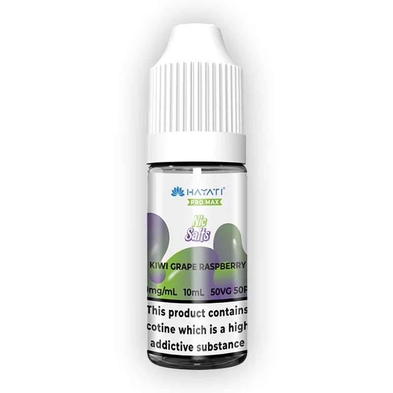 Hayati Pro Max Nic Salt E-Liquid - Kiwi Grape Raspberry