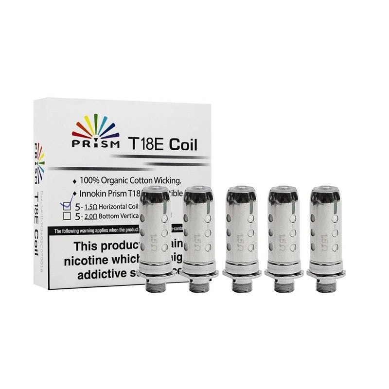 Innokin Prism T18E Coils - Pack of 5 (Compatible Vype E Tank Pro)