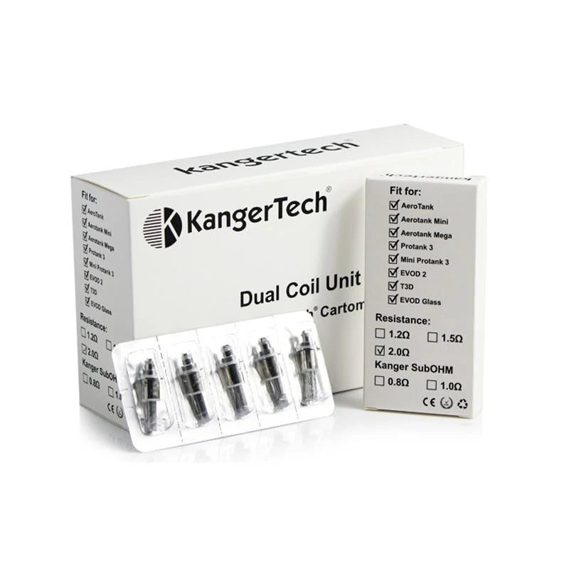 KangerTech Dual Coils — Pack of 5