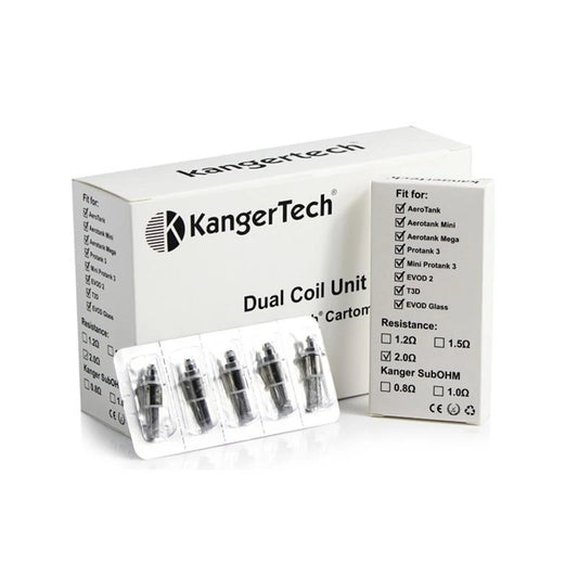 KangerTech Dual Coils — Pack of 5