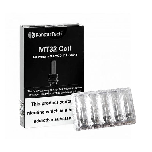 KangerTech Evod MT32 1.8 Ohm Coils - Pack of 5