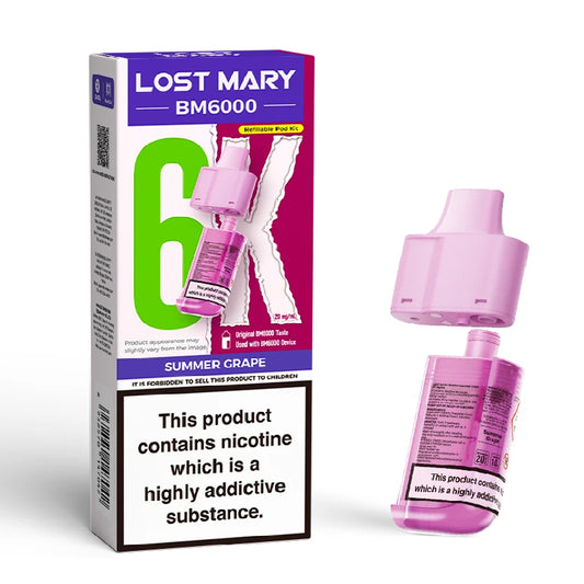 Summer Grape Lost Mary BM6000 Prefilled Vape Pod