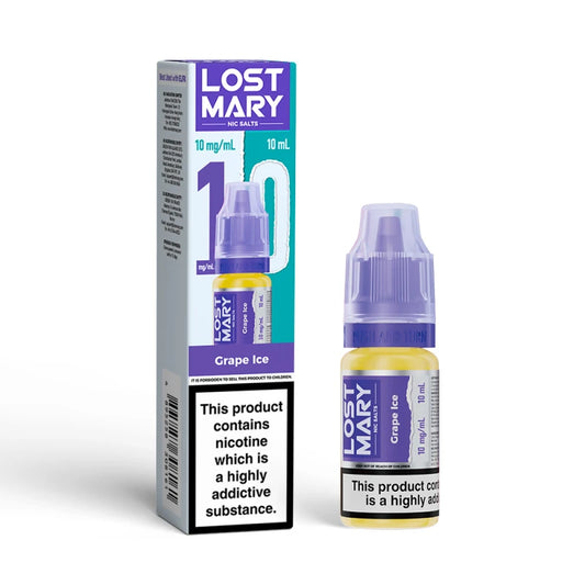 Lost Mary Nic Salt E-Liquid - Grape Ice