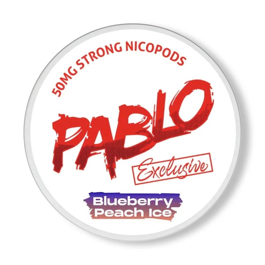 Pablo Nicotine Pouches | Blueberry Peach Ice 50mg