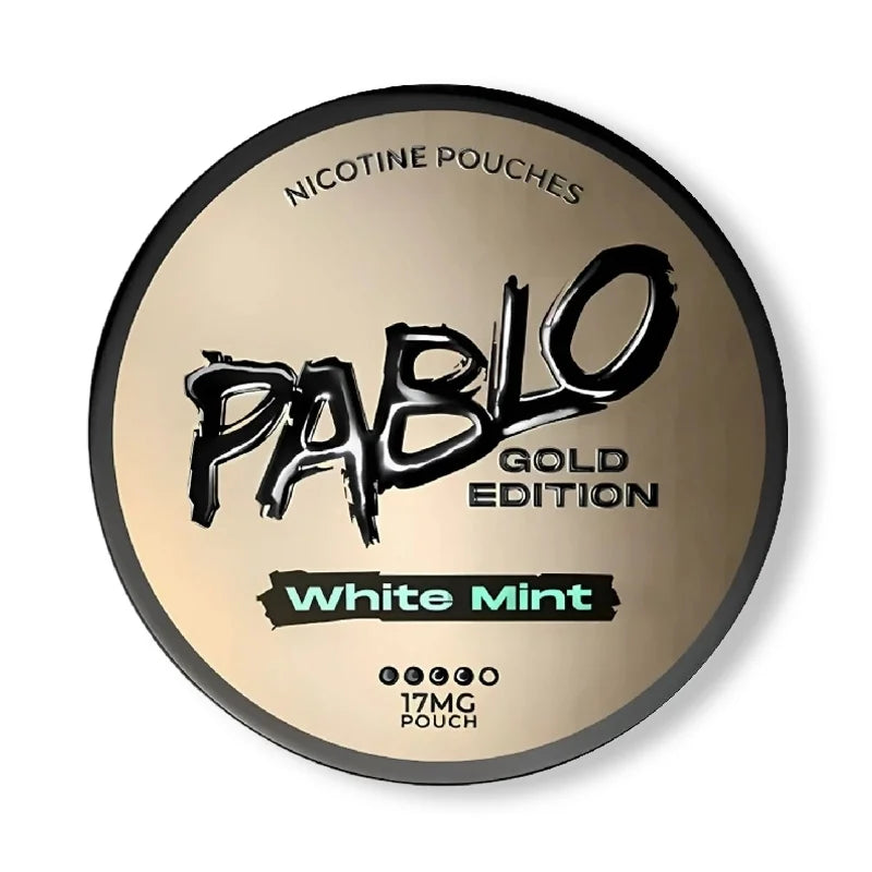 Pablo Gold Edition Nicotine Pouches | White Mint 17mg