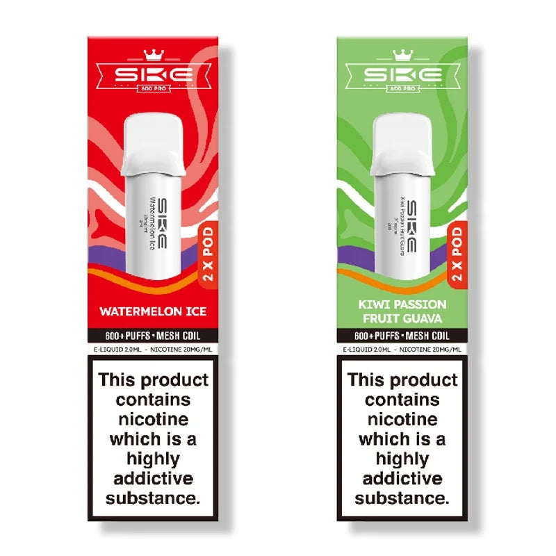 SKE Crystal Bar 600 Pro Prefilled Pods - Pack of 2
