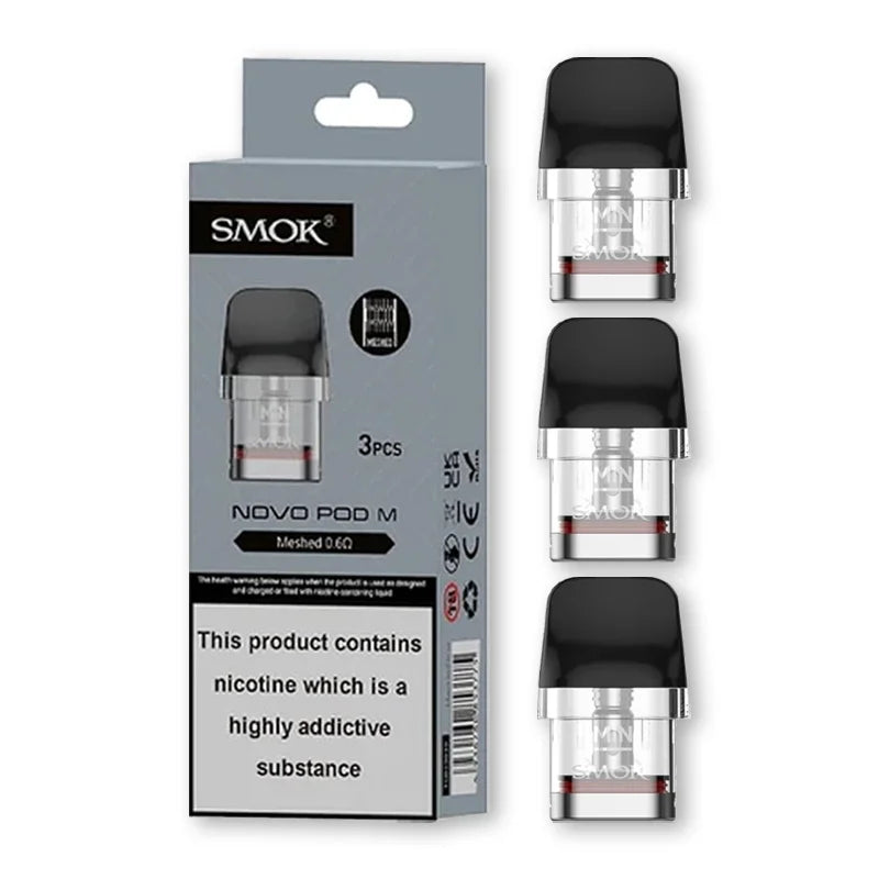 SMOK Novo M Replacement Pods – Pack of 3