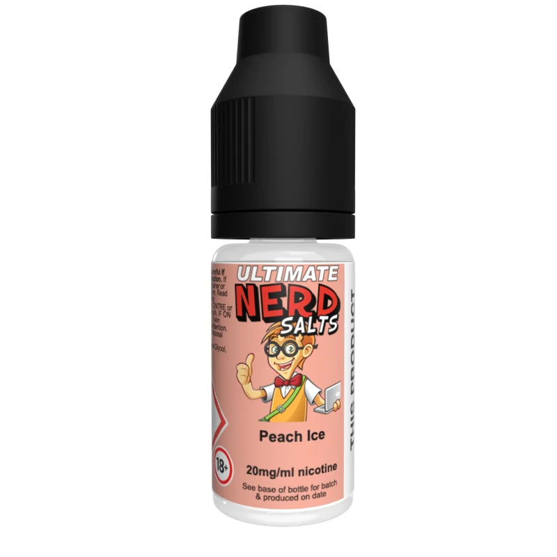 Ultimate Nerd Salts Nic Salt E-Liquid - Peach Ice