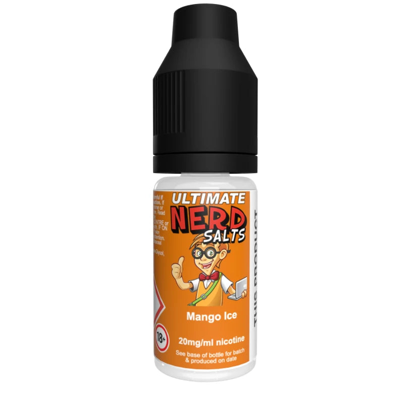 Ultimate Nerd Salts Nic Salt E-Liquid - Mango Ice