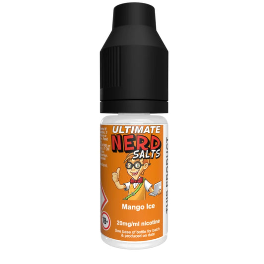 Ultimate Nerd Salts Nic Salt E-Liquid - Mango Ice