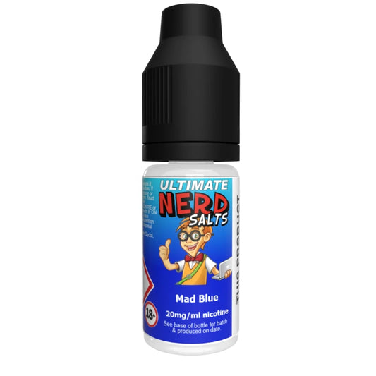 Ultimate Nerd Salts Nic Salt E-Liquid - Mad Blue