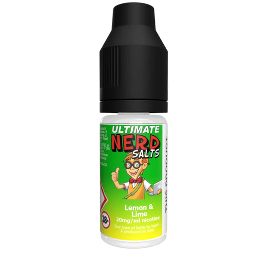 Ultimate Nerd Salts Nic Salt E-Liquid - Lemon & Lime