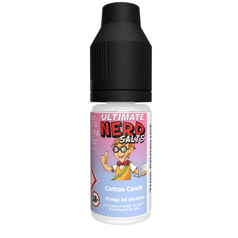Ultimate Nerd Salts Nic Salt E-Liquid - Cotton Candy