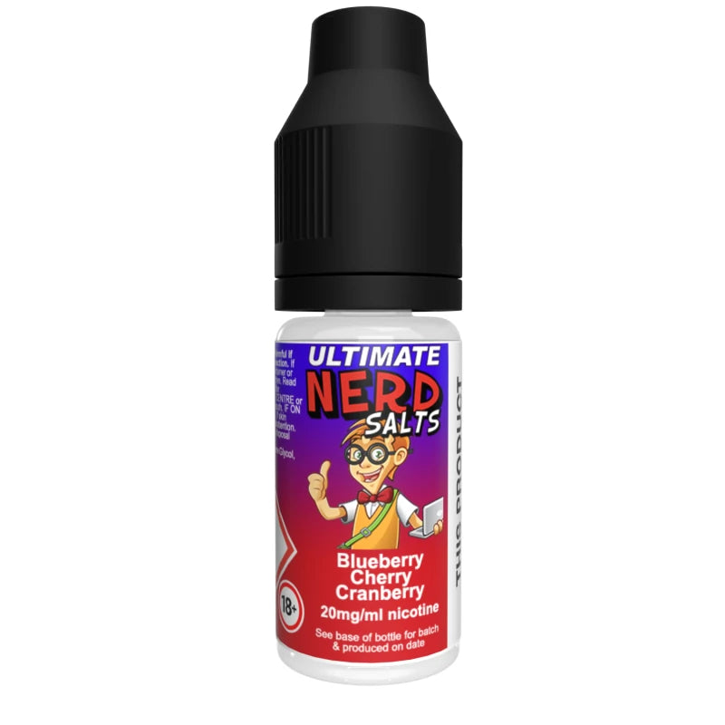 Ultimate Nerd Salts Nic Salt E-Liquid - Blueberry Cherry Cranberry
