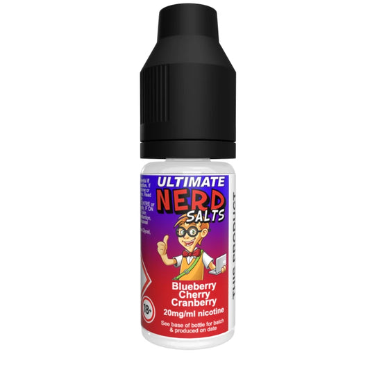Ultimate Nerd Salts Nic Salt E-Liquid - Blueberry Cherry Cranberry