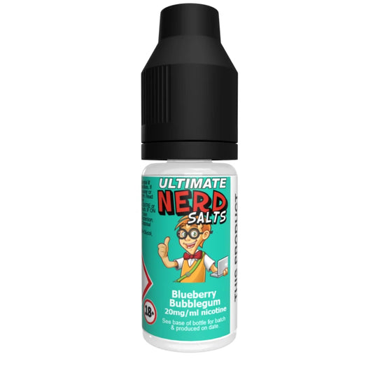 Ultimate Nerd Salts Nic Salt E-Liquid - Blueberry Bubblegum