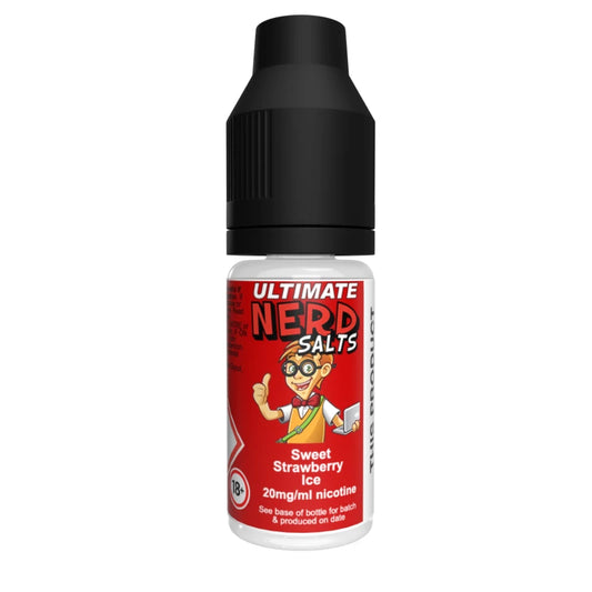 Ultimate Nerd Salts Nic Salt E-Liquid - Sweet Strawberry Ice