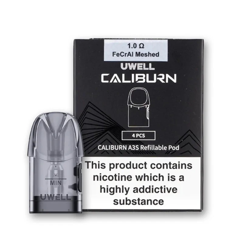 Uwell Caliburn A3S Replacement Pods – Pack of 2